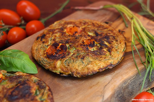 Se questo è un uovo - Frittata con pomodorini datterino e barba di frate