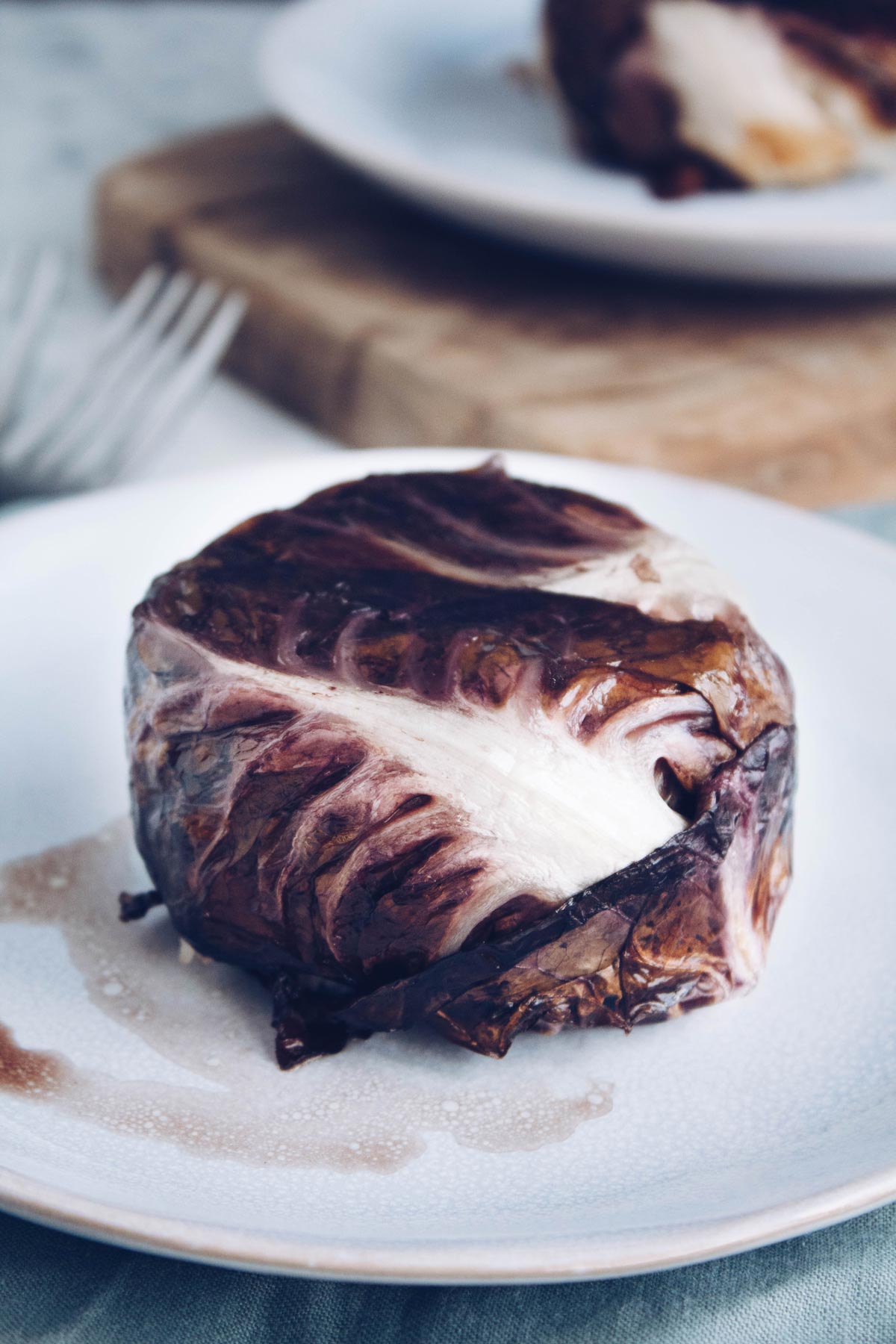 Tortini al radicchio pronti da servire