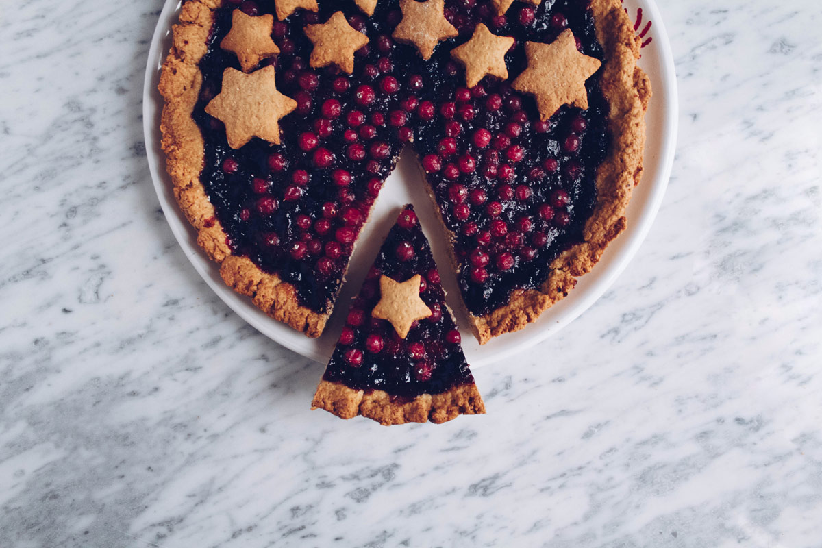 Crostata ai frutti di bosco e ribes