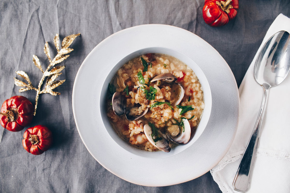 Fregola sarda al profumo di mare