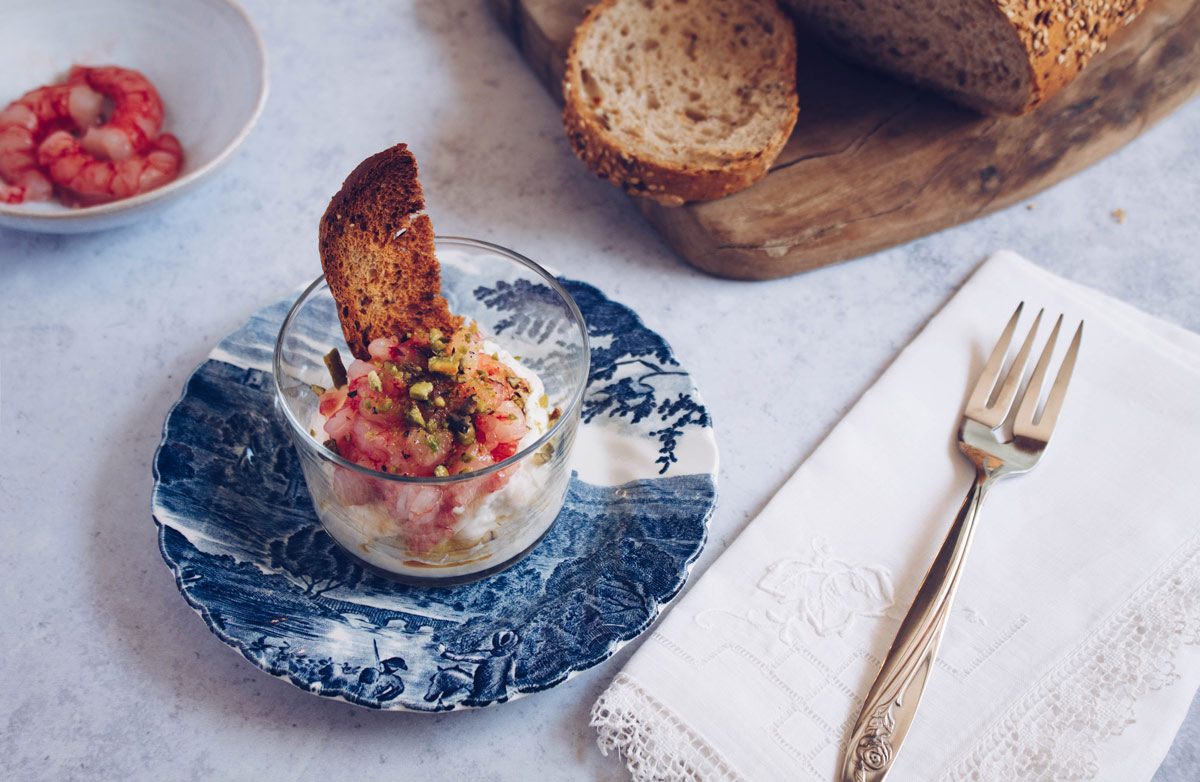 Tartare di gambero rosso - Se questo è un uovo