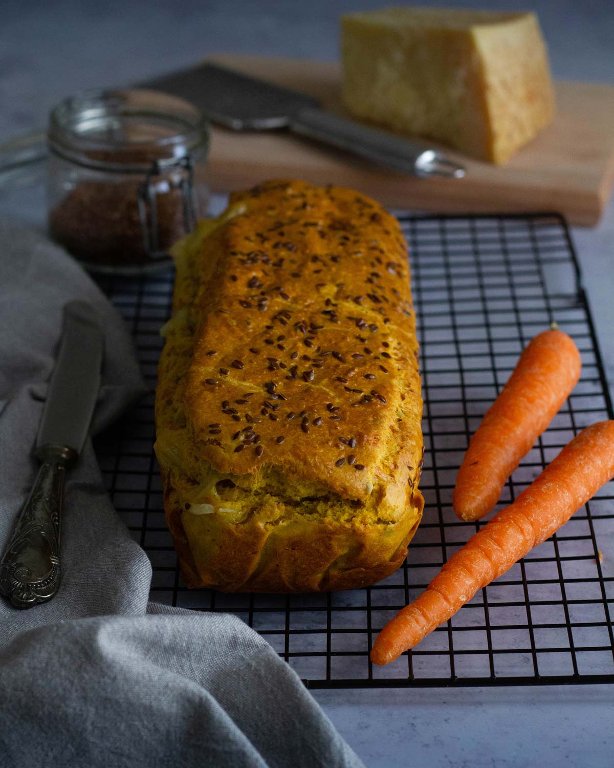 Plumcake pronto per essere affettato