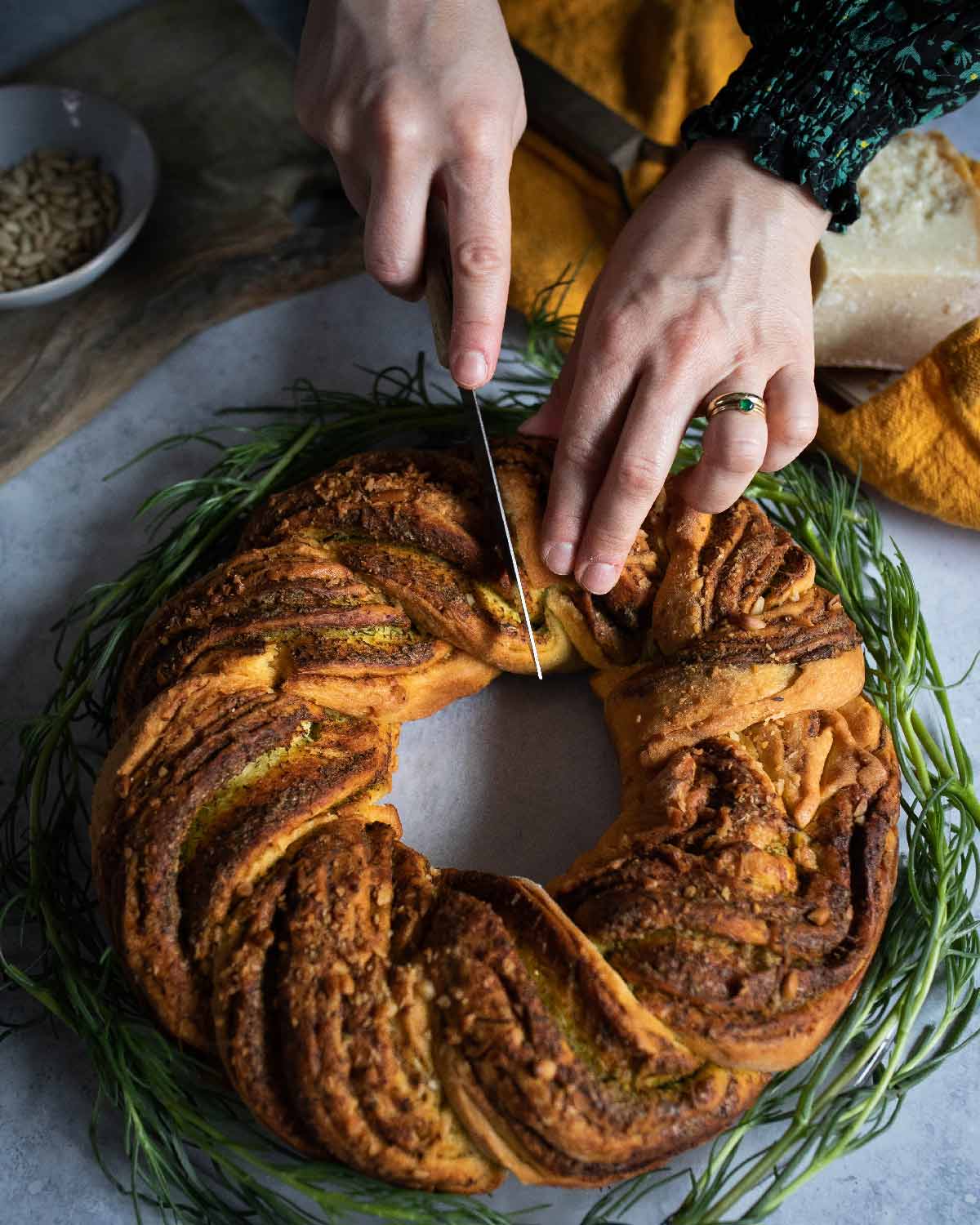 Se questo è un nuovo- Babka salato da tagliare a fette